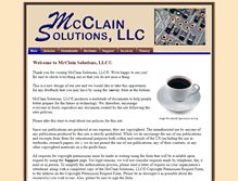 Tablet Screenshot of mcclainsolutions.com